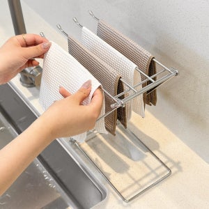 슬림폴드 스테인레스 접이식 행주걸이