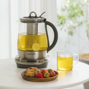 휴롬 티마스터 전기포트 분유 커피 차 중탕 보온 LCD 디스플레이