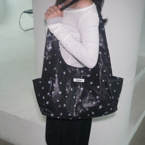KIMIMI MADE 키미미메이드 스타 포켓 숄더백 블랙 star pocket shoulder bag black