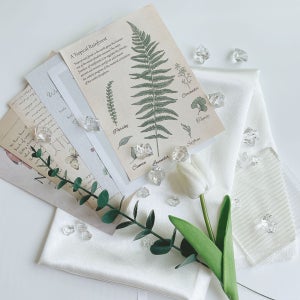 네일촬영소품 실크천 아크릴 튤립 얼음모형 빈티지배경지 유칼립투스 7종세트