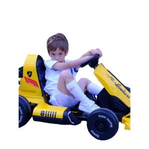 고카트 1인용 전기차 레이싱 나이봇 프로 레이싱카트 트레일러 왜건 루지카트 1 화이트 스케일러블 스피드 컨트롤 12V7A 듀얼 드라이브