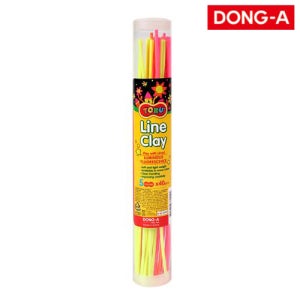 동아 토루 라인 클레이 (형광 + 야광) 5색 40본
