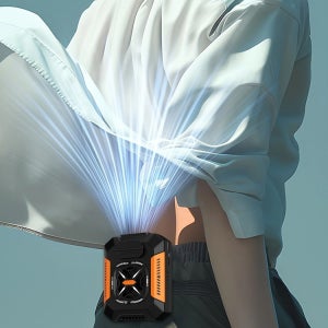 허리벨트 냉각 선풍기 에어컨 휴대용 손선풍기 캠핑용 에어컨 무소음 급속 냉각 손풍기