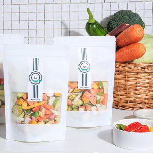 미니그린 베지믹스 강아지 수제간식 동결건조 야채 채소 트릿 애견 간식 혼합야채, 40g, 2개