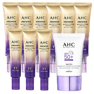 (선크림세트)시즌13 최신상 AHC 아이크림 라인타이트닝 40mlx6+12mlx3+선크림