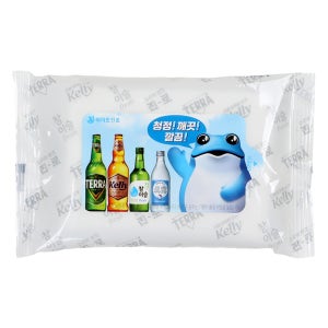 동판인쇄 물티슈 10매 30,000개 동판비별도 휴대용 판촉 홍보 전도용