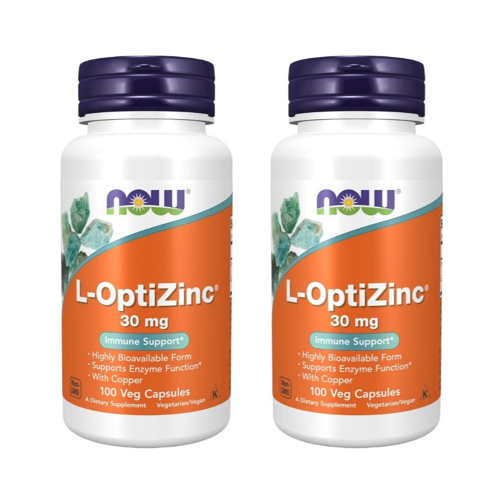 나우푸드 L 옵티 아연 <b>징크</b> 구리 <b>30MG</b> 100캡슐, 2개