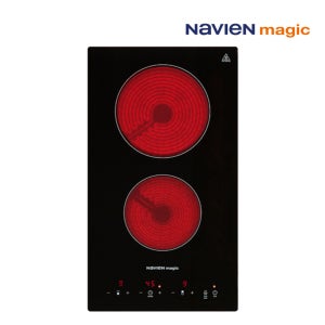 나비엔매직 CER150-02B2N 빌트인 하이라이트 2구 전기레인지