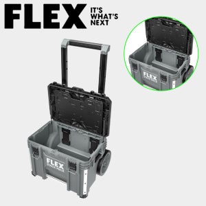플렉스 이동식 공구박스 롤링 툴박스 다용도 캐리어 공구통 IP65 방진방수 FS1101