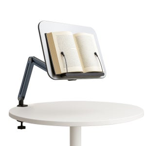 비상 모니터암 클램프 독서대 높이 각도 조절 책 거치대