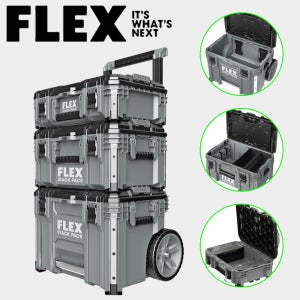 플렉스 공구함 3 in 1 모듈 공구박스 캐리어 공구통 이동식 수납함 FSM1101-3
