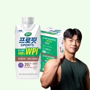 [마선호 단백질] 셀렉스 프로핏 웨이프로틴 WPI 드링크 초콜릿, 330ml, 24개