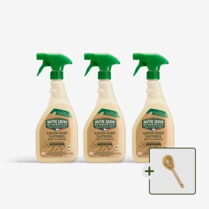 매터사봉 사봉느와르 올리브 천연 주방 욕실 다목적 세정제 750ml, 3개