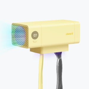 클린디 가정용 무선 2인용 칫솔살균기 트윈디 CL-406 옐로우
