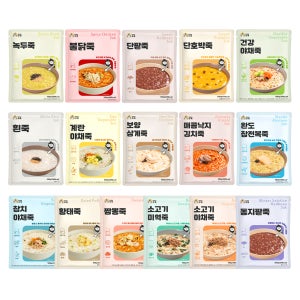 죽공방후룩 건강 야채죽 500g 외 죽종류 15종 모음 / 영양죽 다이어트죽 파우치죽 아침밥