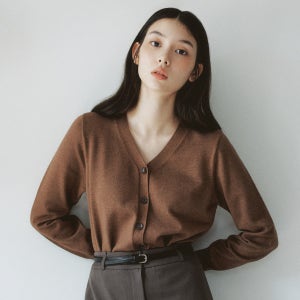 [N배송] 로엠 올데이 브이넥 긴팔 가디건 RMCKF49R98