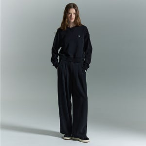 [오아이오아이컬렉션] 턱 와이드 스웻팬츠 [BLACK]