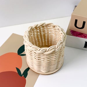 토단 리얼 라탄 연필꽂이 만들기 1인세트 DIY 작품만들기 라탄공예 수업용 인테리어소품