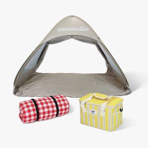 솜솜 패밀리 세트 (패밀리 피크닉매트 + 피크닉텐트 + 피크닉보냉백)