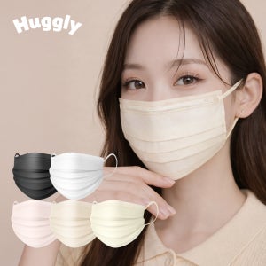 허글리 라이트핏 덴탈마스크 대형 100매+100매