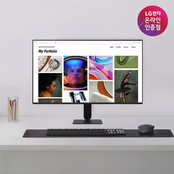 [최대15만] LG 모니터 27U411A 68.5cm (27인치) 120Hz FHD HDR IPS 보급형 CCTV 사무용