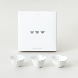 무자기 3종 꽃 종지 보울 세트 Flower 3type tiny bowl set