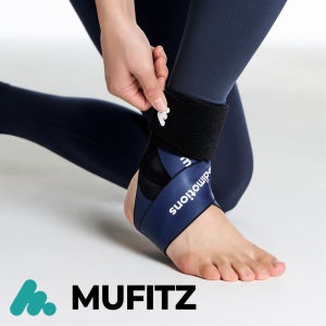 뮤피츠 에어 발목보호대 족저근막염 아킬레스건 테이핑 아대 밴드