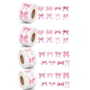 행복한고민 2000매 리본 롤 스티커 다꾸 구디백 포장 데코 4롤