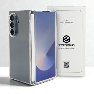 제로스킨 변색없는 슬림 케이스 시그니처5 투명, 갤럭시Z 폴드7