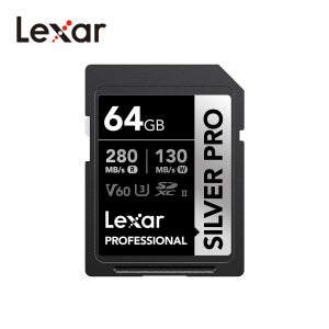 렉사 실버 프로 카메라 SD 카드 메모리 SDXC UHS-II V60 64GB