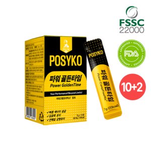 파시코 파워골든타임 마그네슘 전해질음료 전해질보충제 근육경련 이온음료분말 12포, 1개