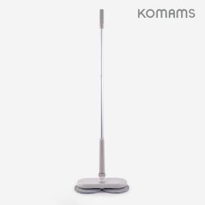 코맘스 가벼운 무선 전동 물걸레 바닥 청소기 듀얼회전 극세사 패드 PC9005G PC9007P