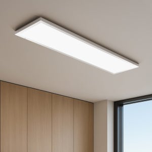 LED 평판등 엣지등 사무실조명 거실 전등 면조명 전등교체 1280x320 60W