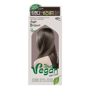 eZn 터치 비건 헤어컬러 60g, 애쉬브라운, 1개