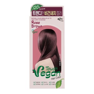 eZn 터치 비건 헤어컬러 60g, 로즈브라운, 1개