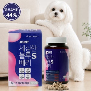 아큐펫 강아지 관절 영양제 노견 슬개골 연골 블루베리 S 120g, 1개