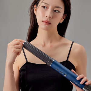 뉴메이슨 청담187 헤어컬링 에어스타일러 코안다 BLDC 드라이기 롱배럴 미드나잇블루