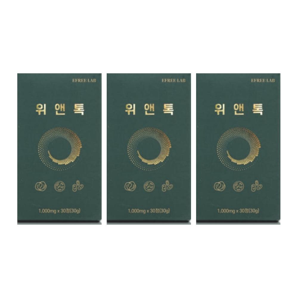 위앤톡 효능 내돈내산 성분 위앤툭 후기 <b>위엔</b>톡 효과 30정 3개