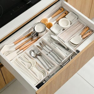 길이조절 서랍 칸막이 정리트레이 서랍파티션