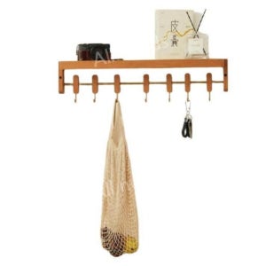 현관 옷걸이 후크 선반 키걸이 정리대 행거 소품 체리 나무 A.벚꽃나무현관옷걸이