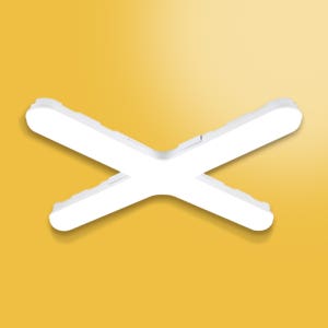 비츠온 LED 십자등 천장등 형광등 플리커프리 60W, 주광색