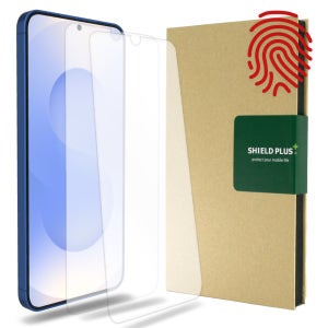 쉴드플러스 지문인식 강화유리 액정보호필름 프라이빗 180 아이폰16프로맥스, 2매입