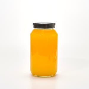(12개) T플라스틱 마개 고흥 유자 유리병 1kg 수제청 양념 쨈 꿀 고추장 잡곡 피클