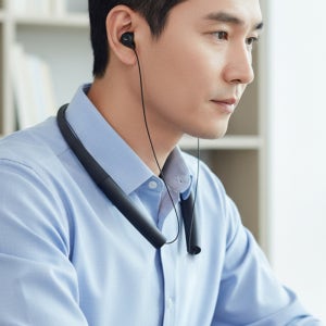 삼성 엘지 호환 스포츠 런닝 넥밴드 목걸이형 블루투스 이어폰