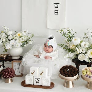 백일상대여 100일상 셀프 돌상 차림 세트 체리쉬모먼트
