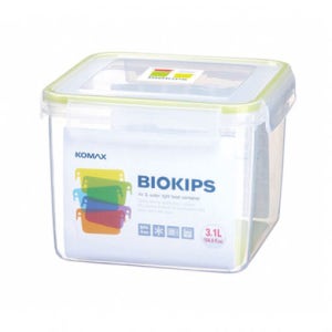 코멕스 NEW바이오킵스 정31호 3.1L 투명 밀폐용기 다용도 보관 샐러드 이유식 반찬통 BPA프리