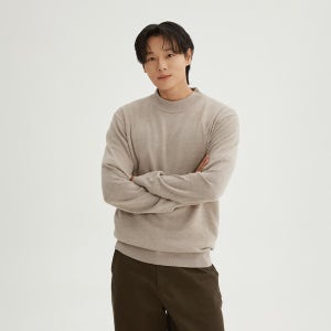 [메리노블렌드] 스파오 모크넥 니트 SPKAF4TM01