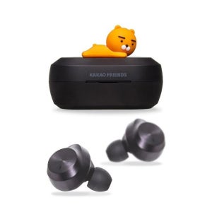 카카오프렌즈 TWS 블루투스이어폰 라이언블랙