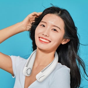 안전한 저소음 무선 휴대용 넥밴드선풍기 날개없는 넥풍기