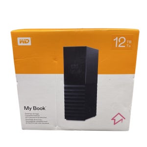 WD Mybook 12TB 외장 하드 WDBBGB0120HBK